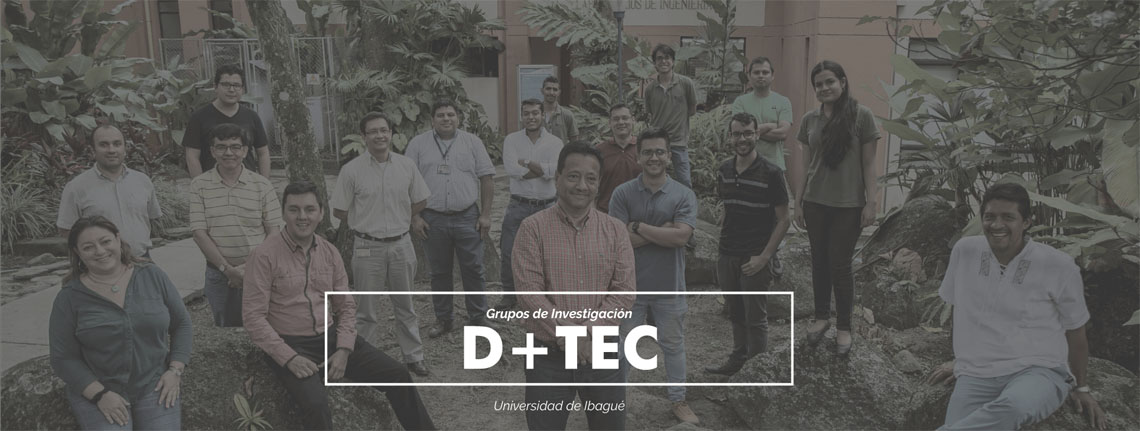 Imagen de cabecera para el grupo de investigación D+tec de la Universidad de Ibagué