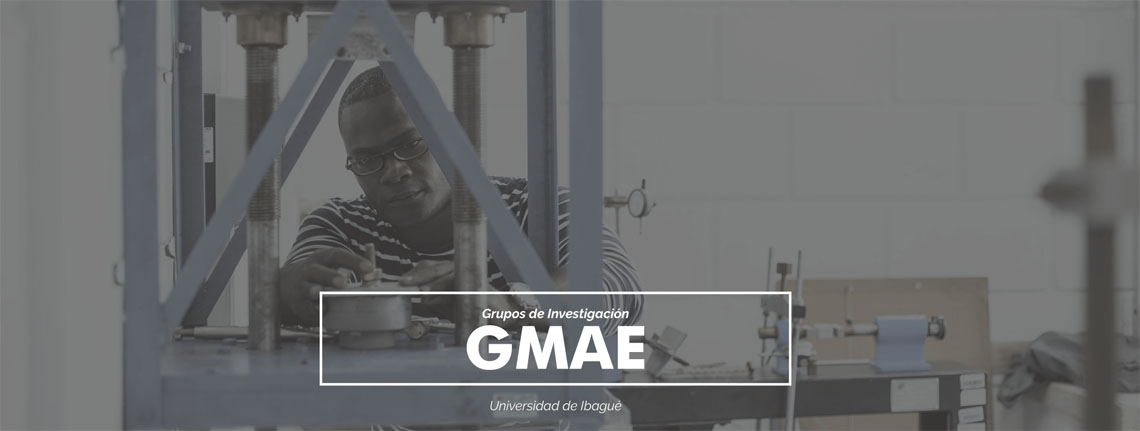 Imagen de cabecera para el micrositio del grupo de investigación GMAE de la Universidad de Ibagué