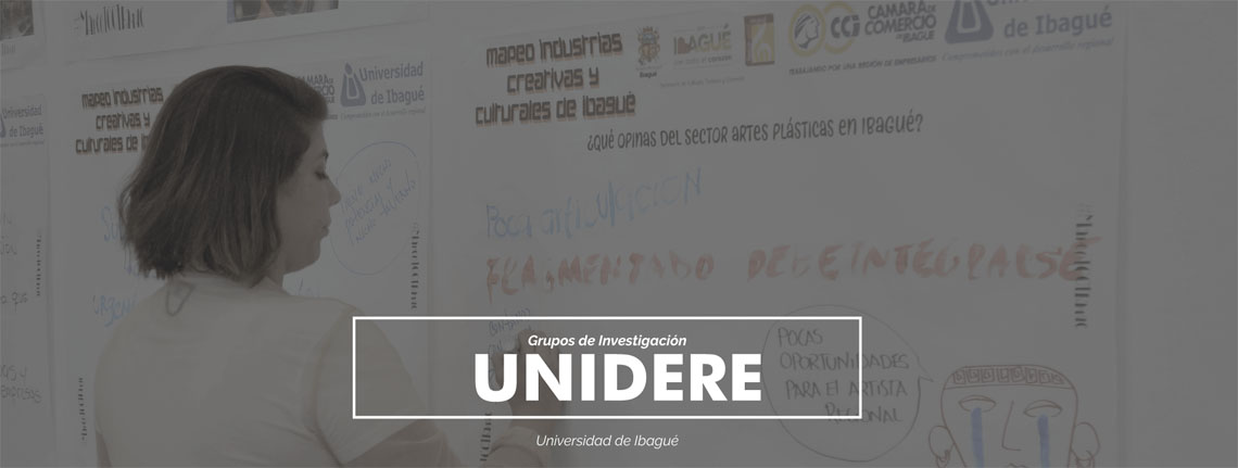 Imagen de cabecera para el grupo de investigación Unidere de la Universidad de Ibagué